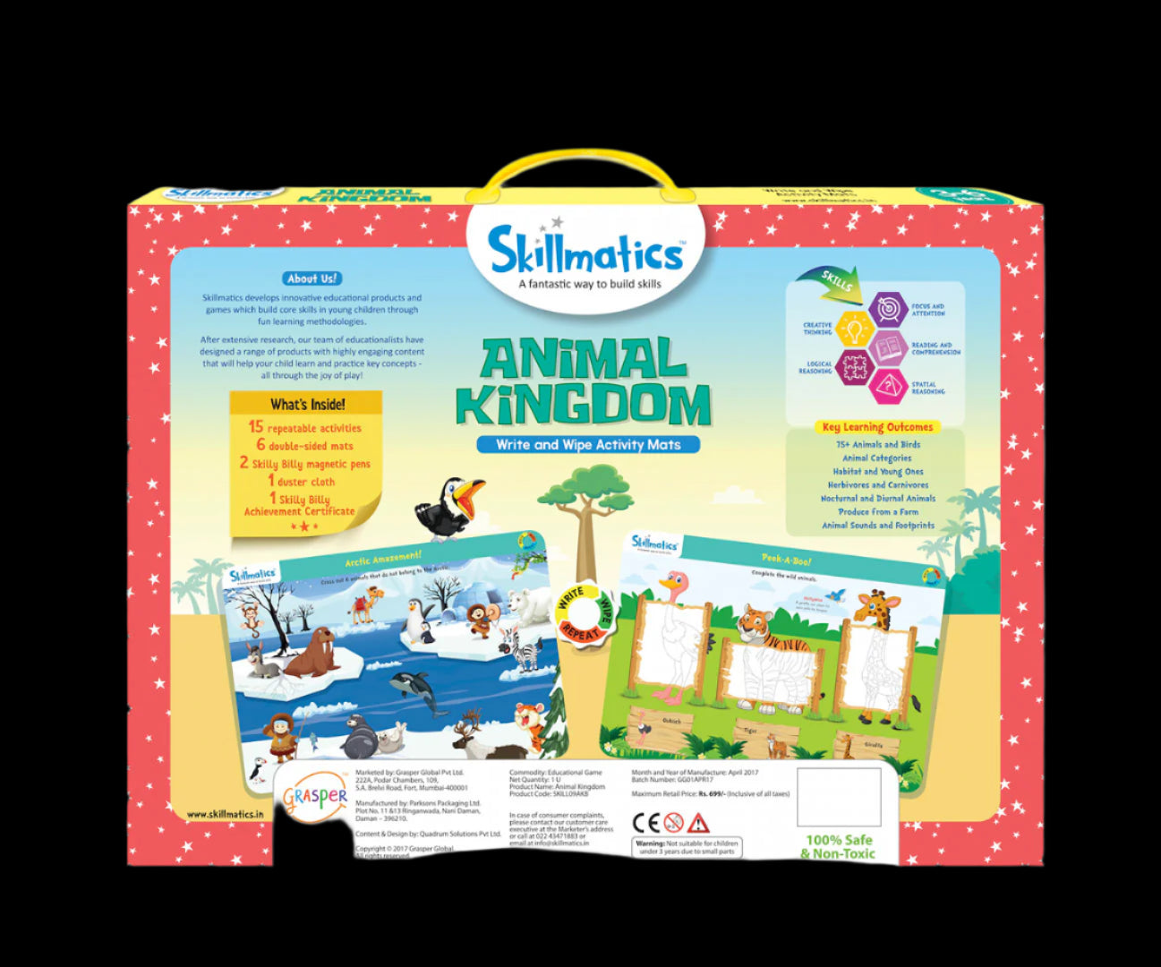 Skillmatics Animal Kingdom - Kids Learn About Over 75 Amazing Animals